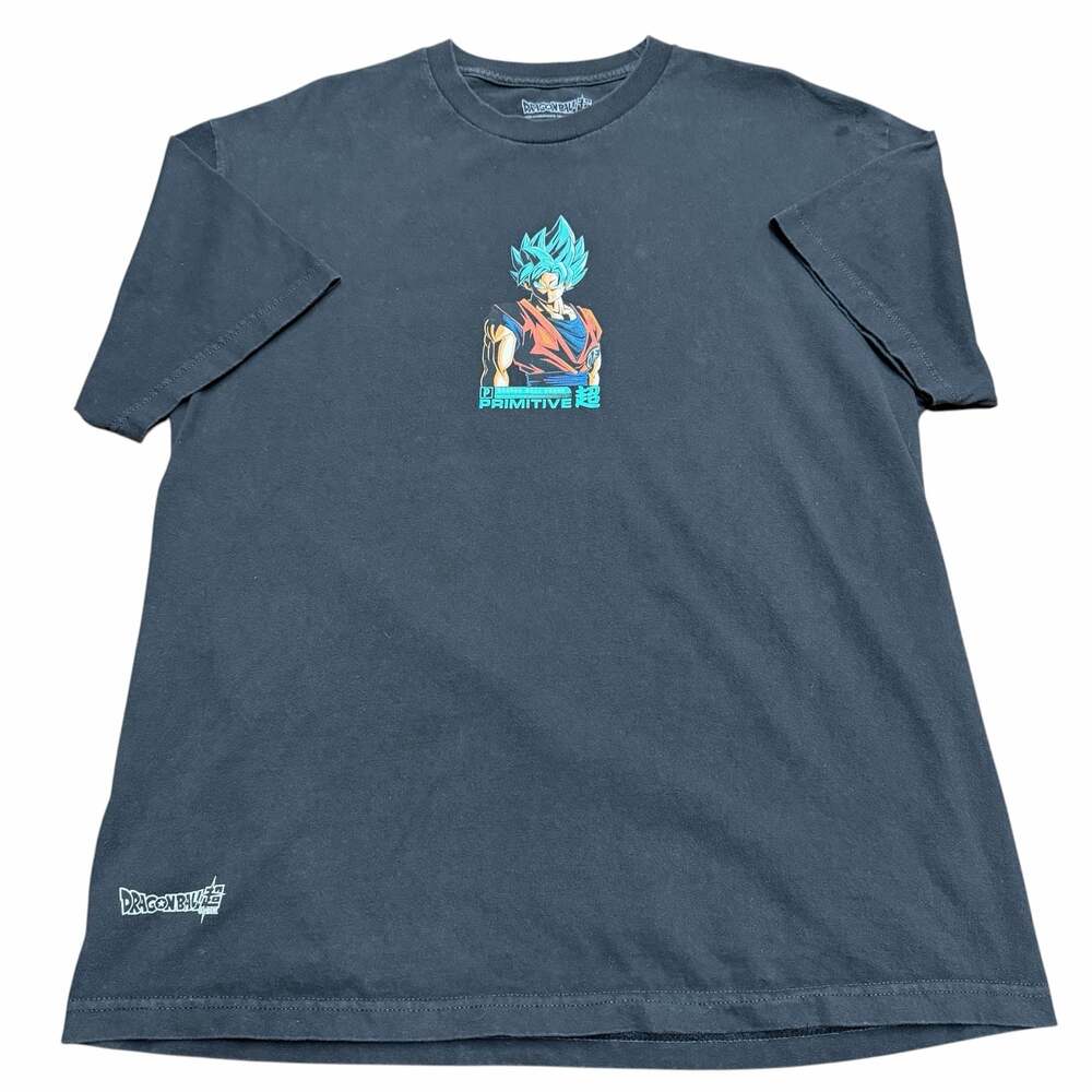 Primitive x Dragon Ball Super Goku Blue T-Shirt Size XL